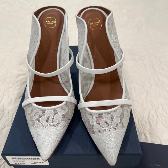 BNIB Malone Souliers Maureen Floral Lace Mules - Picture 6 of 6